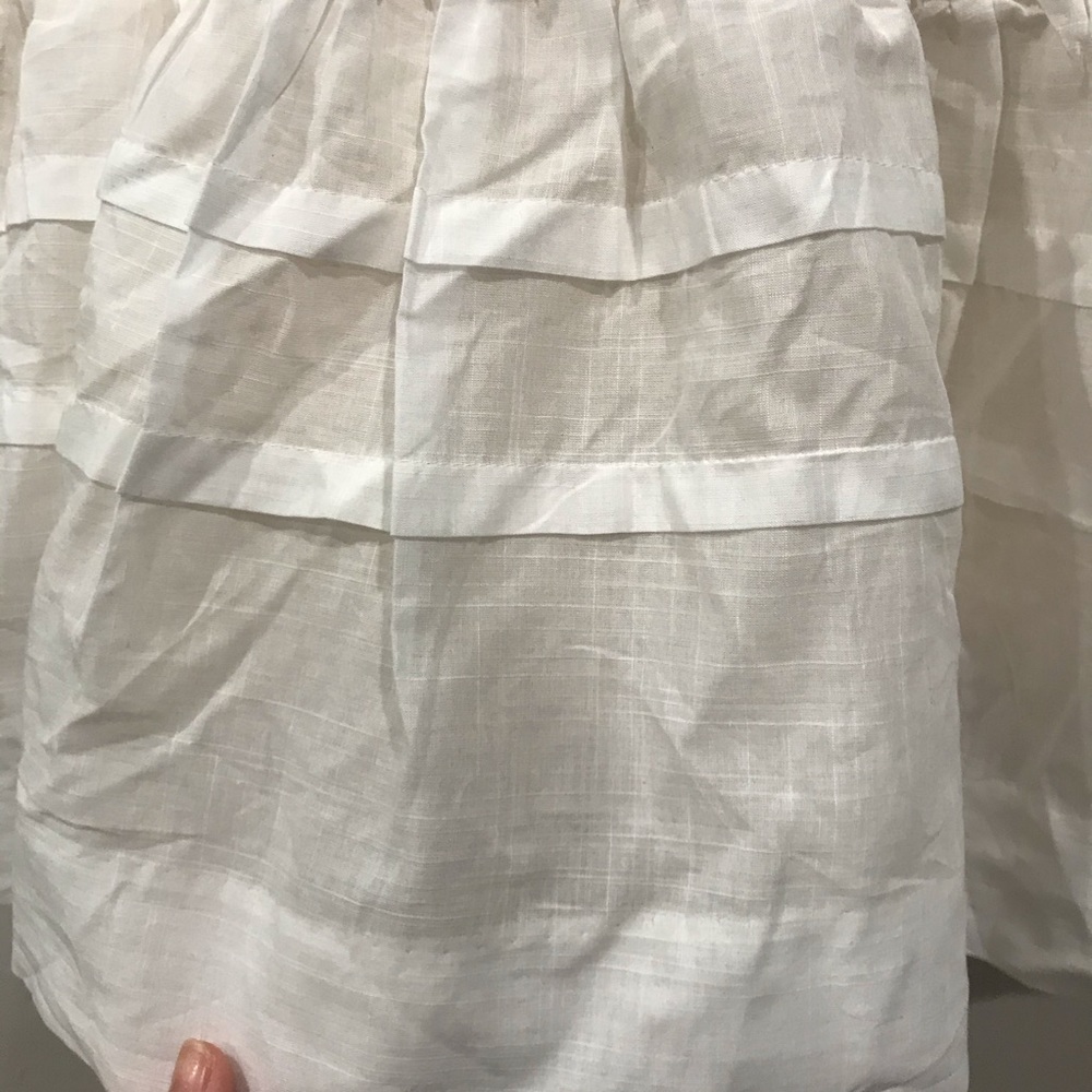 J. Crew Ruffle Eyelet Hem Spaghetti Strap Dress - Picture 5 of 12